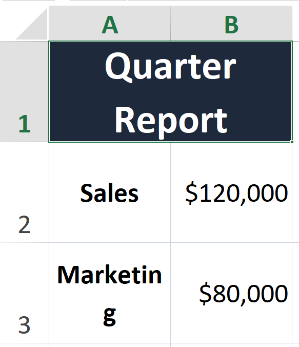 TenTags report example